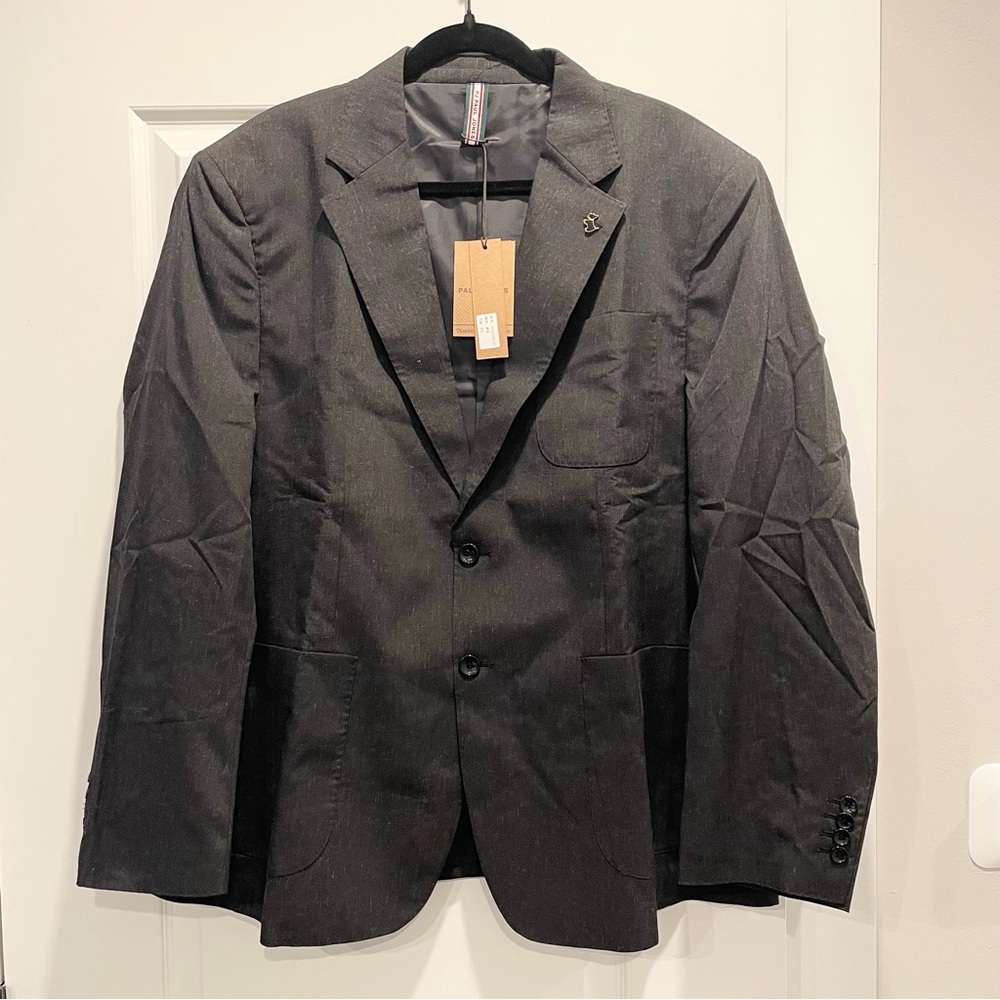 PJ Paul Jones Gray Blazer